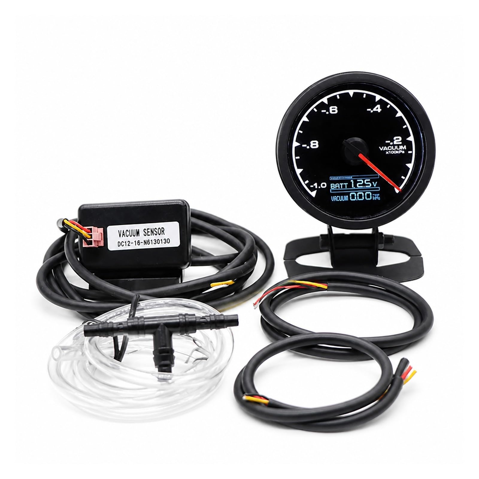 Ciśnieniomierz, Wskaźnik Zwiększenia Temperatury Wody 7 Kolorów Wyświetlacz LCD 62 Mm | VACUUM