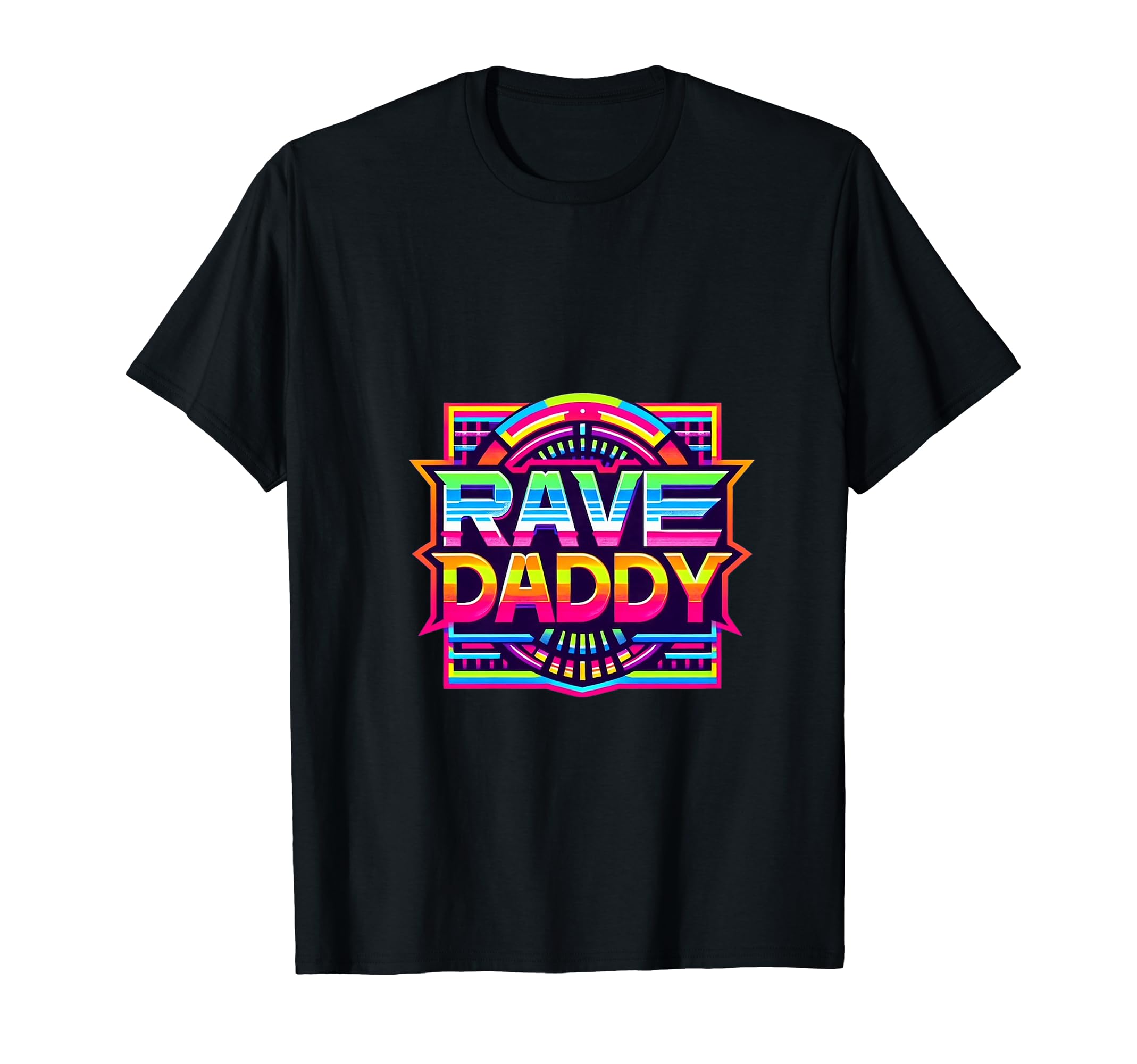 Rave Daddy Music Festival Essentials Men EDM Outfit Graphic T-Shirt