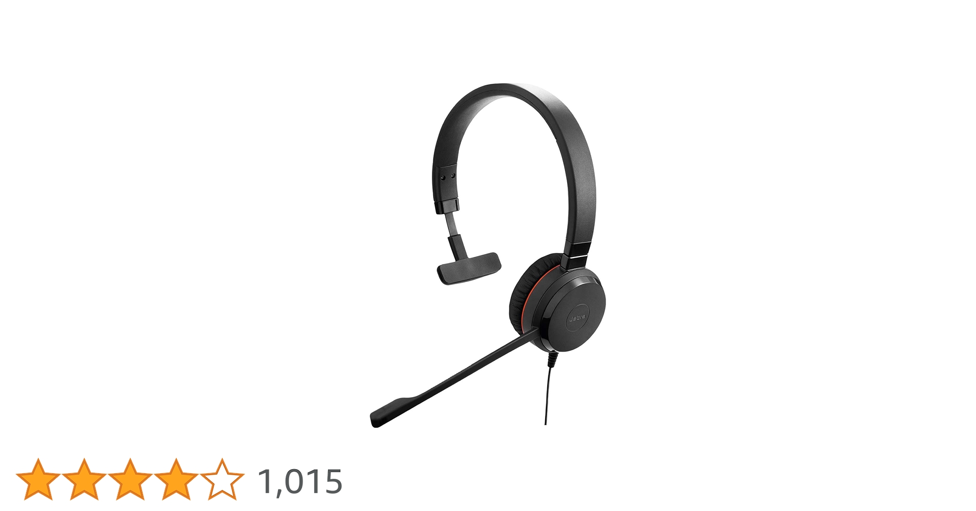 Jabra耳掛けヘッドセット　GNオーディオ5578-230-309 Jabra STEALTH UC MS 5578-230-309 1個 - アスクル