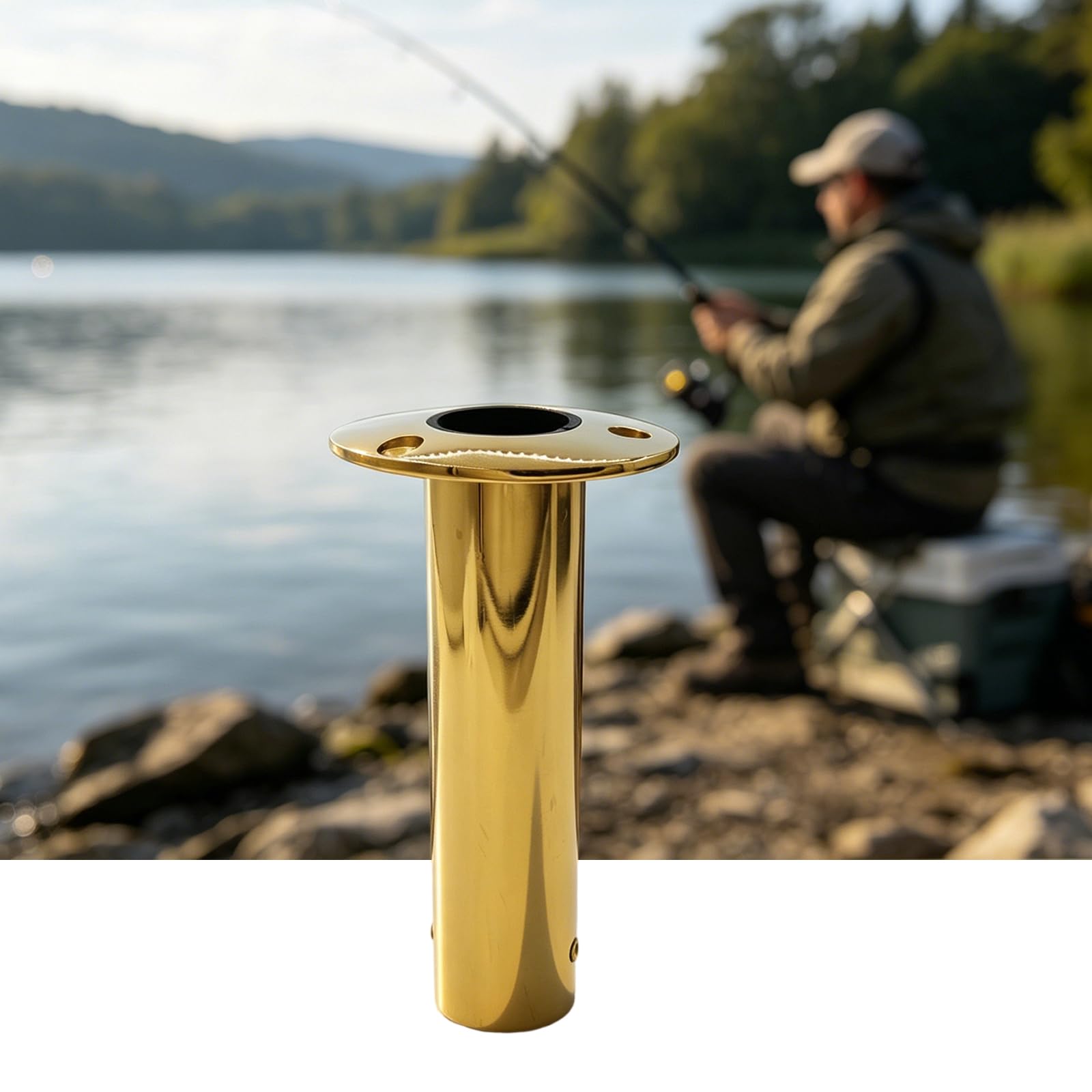 Supporto per canna da pesca resistente alla corrosione per barche | Supporto per canna da pesca in acciaio inossidabile con rivestimento antiruggine con stabilità migliorata