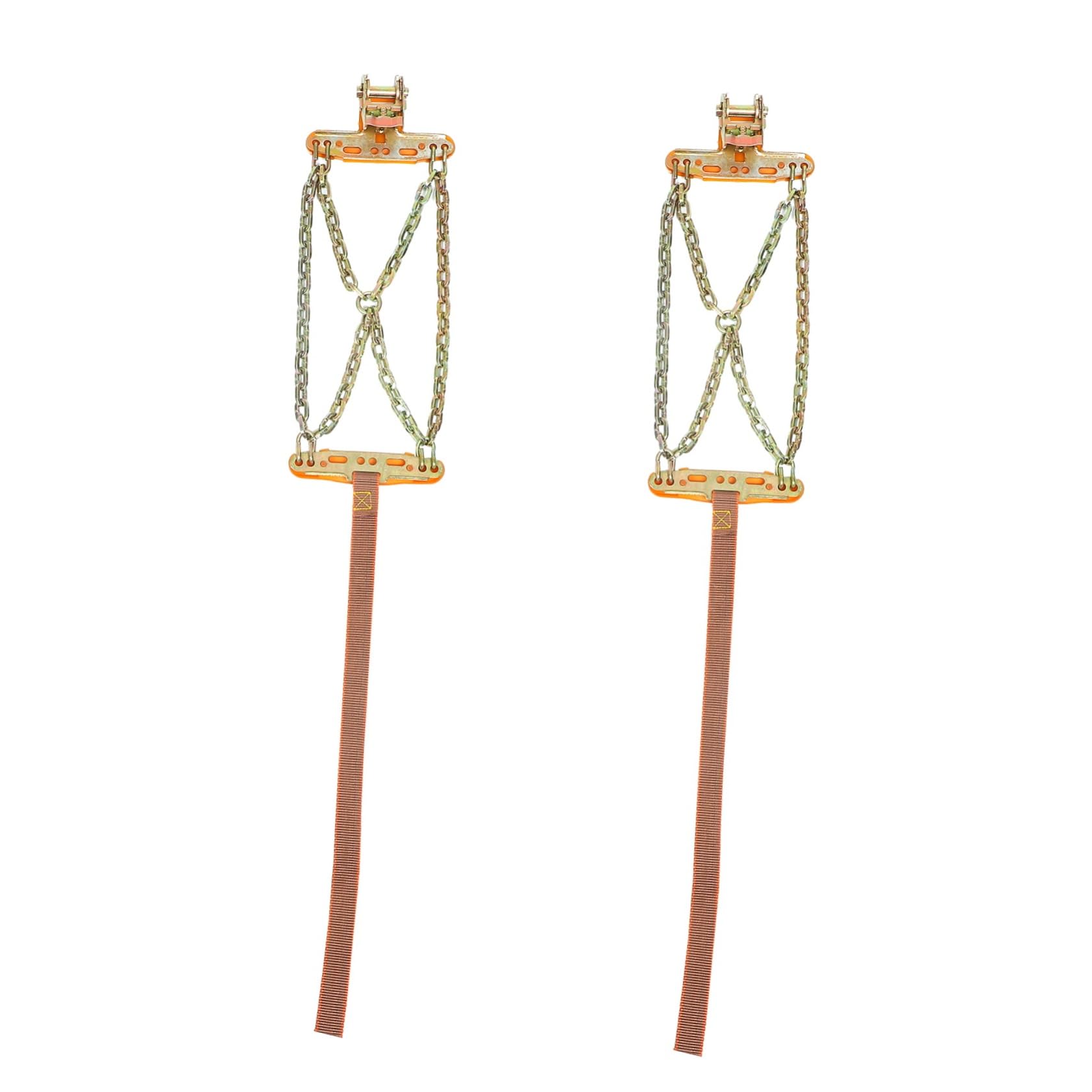 OUNONA Tire Chain for Pack Skid Chain Set Made of High-strength Steel for Road Mud and Snow Random Color