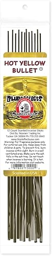 Blunteffects Varillas de incienso  Paquete de 3 (12 palitos cada uno)  36 varillas de 11 pulgadas  2.65 oz (bala amarilla intensa) disponible en Yaxa Peru