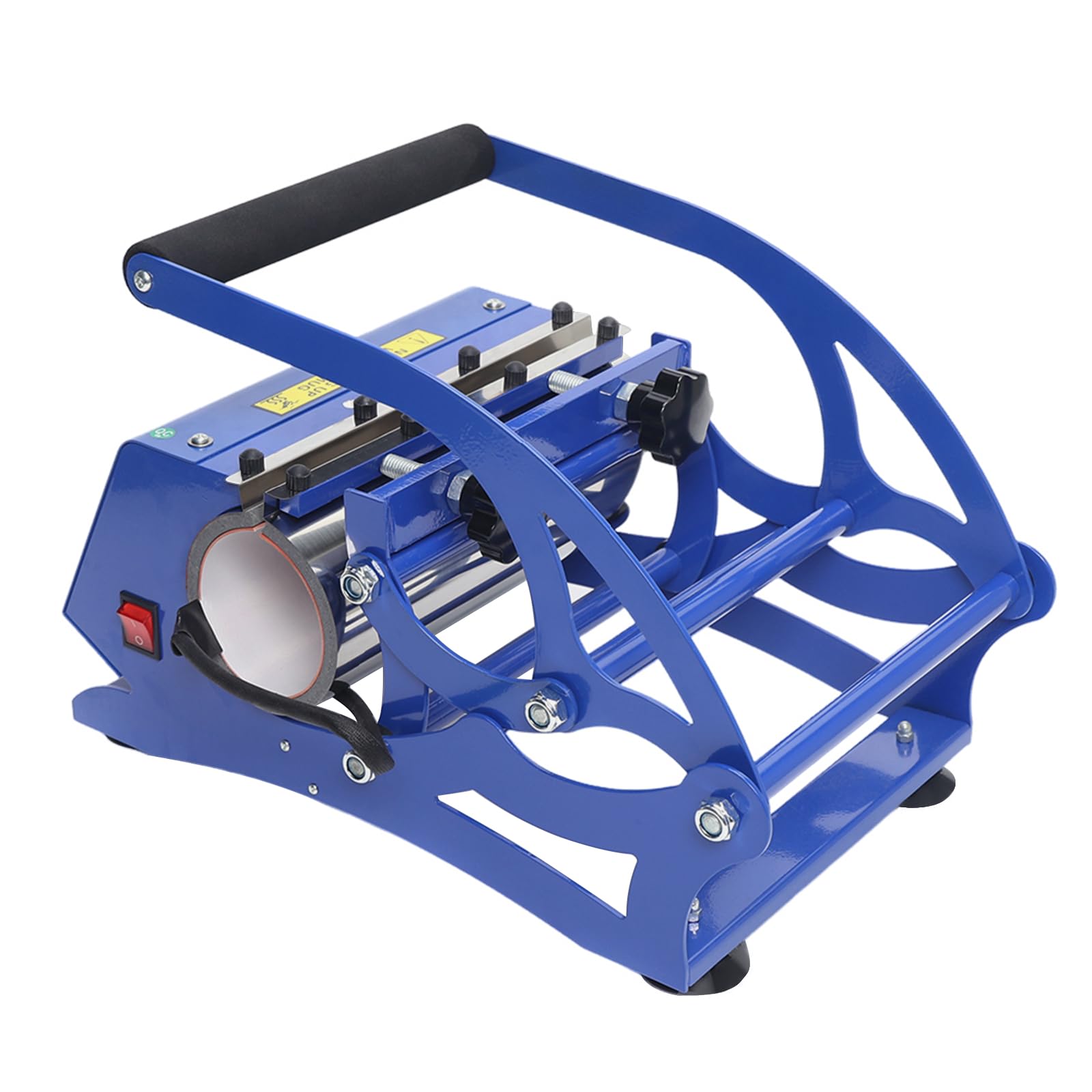 Pressa per tazze, 600 W, pressa a sublimazione, 6 in 1 tazze, pressa a caldo, 600 W con 6 sottobicchieri
