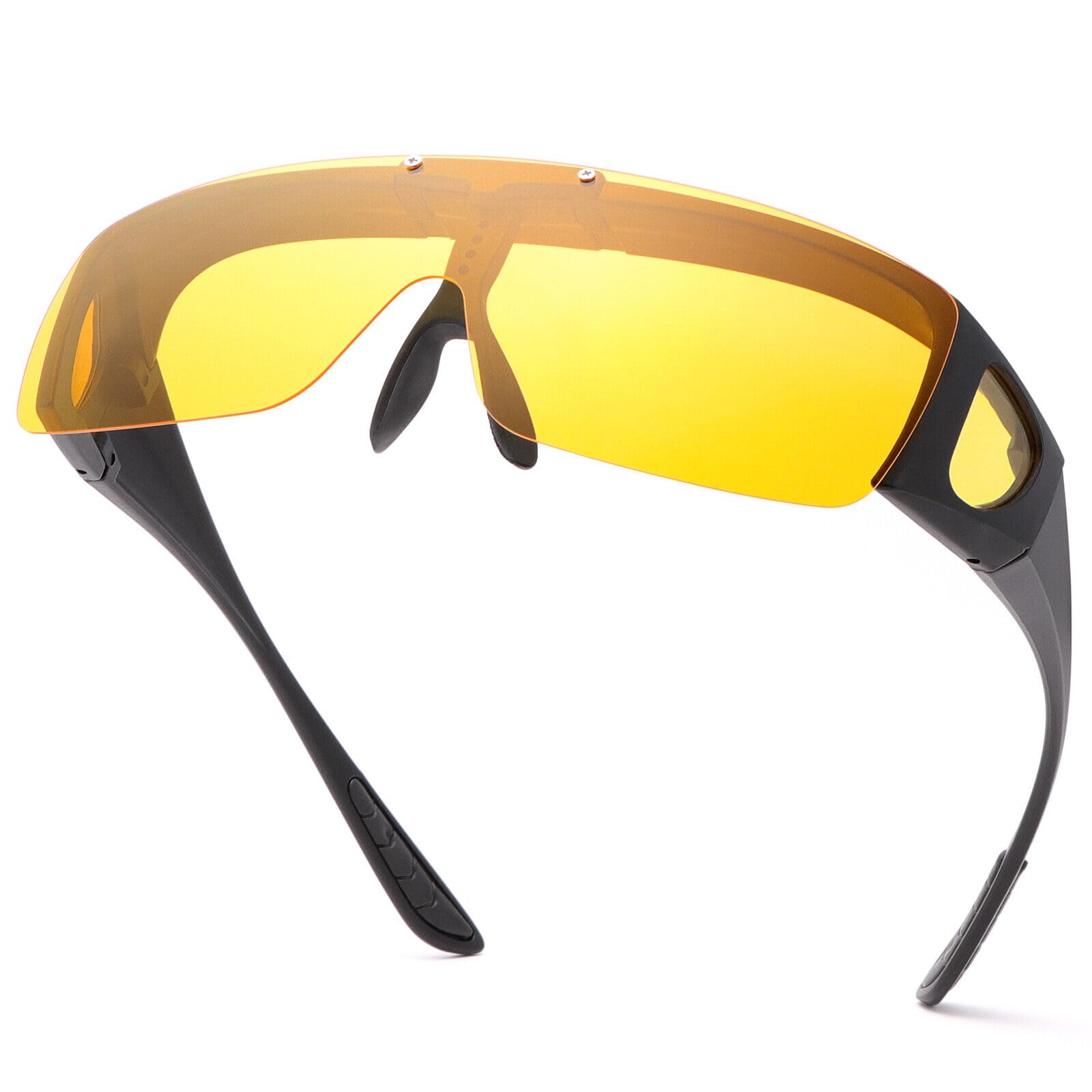 AUGEN Protective Safety Goggles Yellow Lens Polarized Laboratory Safety Goggle Eye Protection Lightweight Eyewear Unisex Men Women (Yellow, 06A)(Pack of 1) (B0C77YWSGN) Amazon Price History, Amazon Price Tracker