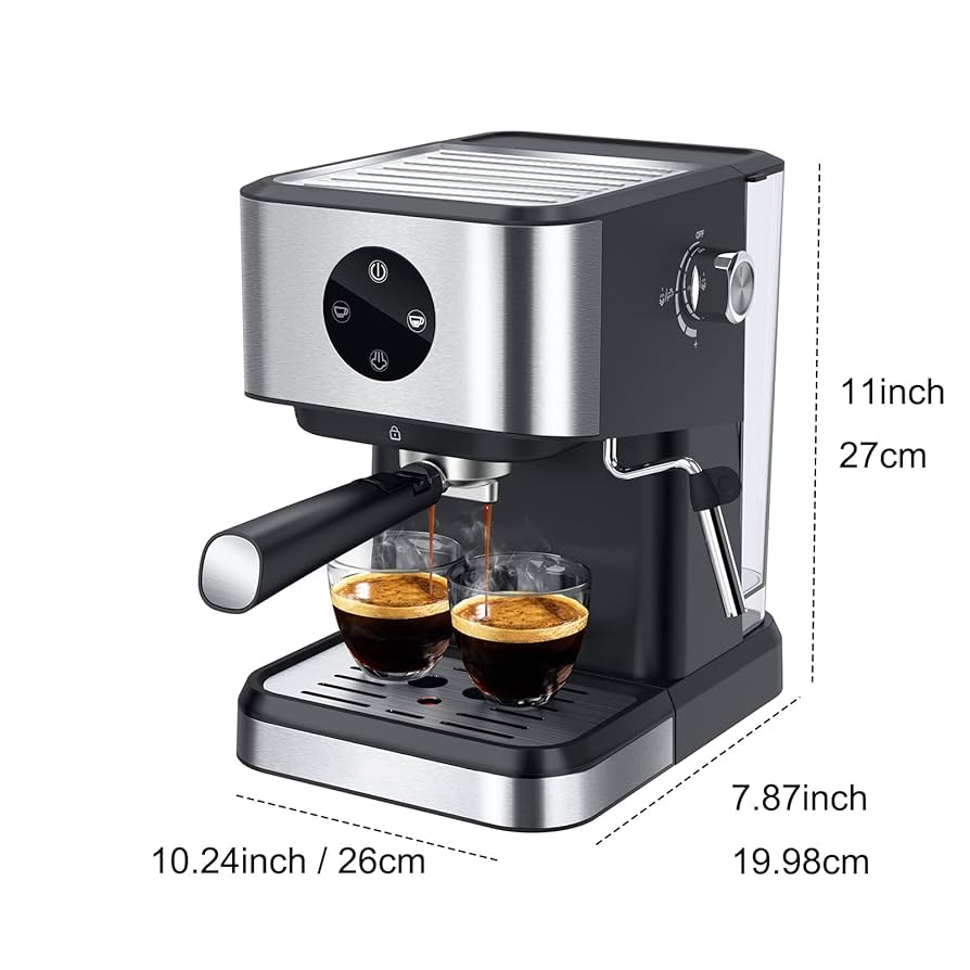 Amazon.com: IAGREEA Máquina de café expreso de 20 bares