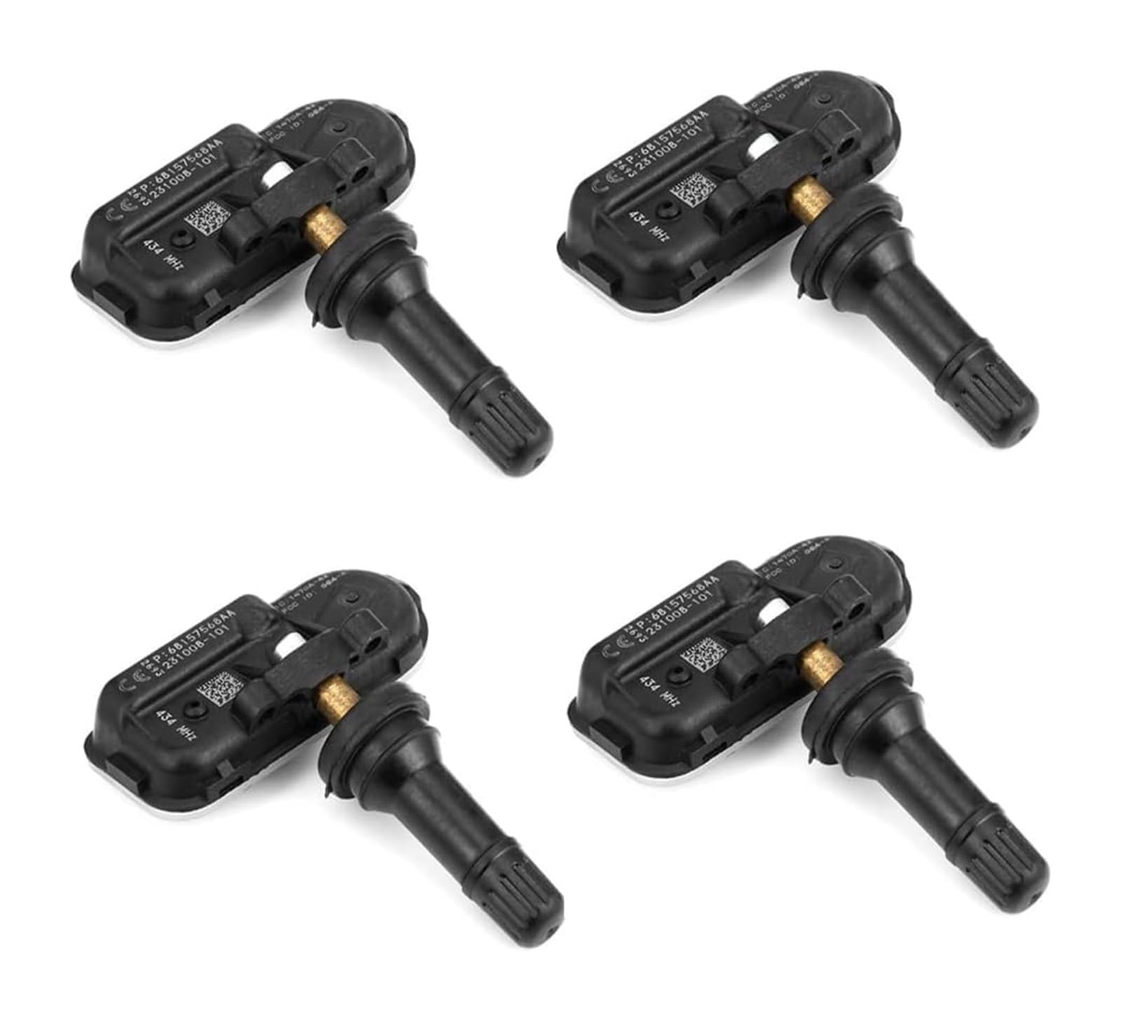 Sensor de presión de neumáticos para Jeep Cherokee Sensor de presión de neumáticos TPMS 4 Piezas Sensor de presión de neumáticos