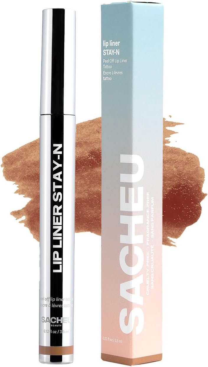 Sacheu Lip Liner StayN Peel Off Lip Liner Tattoo, Peel Off Lip Stain, Long