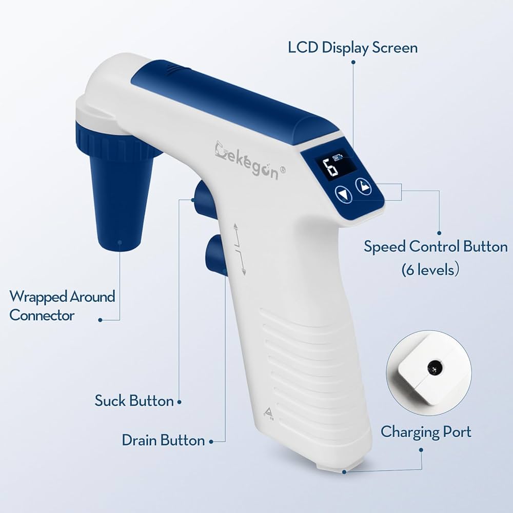 A&D 電動ピペット Electronic Pipette動作品 付属チップ付き