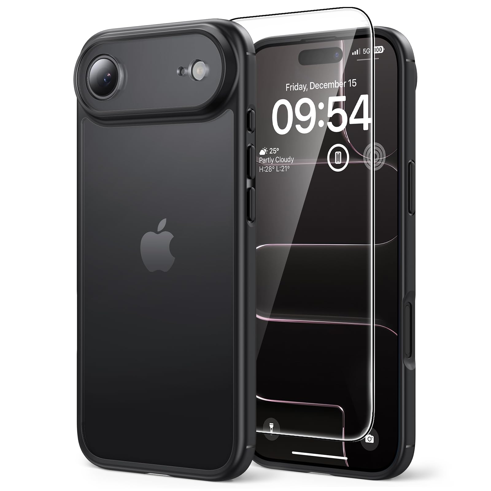 TAURI Funda para iPhone 13/iPhone 14, Compatible con MagSafe [No amarillea] con Vidrio Templado, Carcasa Nueva para iPhone 13/iPhone 14,Funda Ultra Fina antichoque - Transparente — view 39