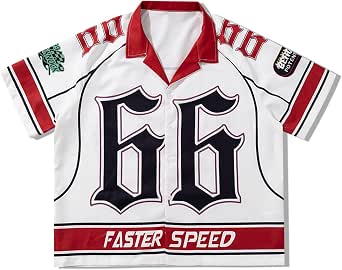 RoseSeek Men's Number & Letter Graphic Tee - Crew Neck Short Sleeve, Preppy Casual T-Shirt - View #7