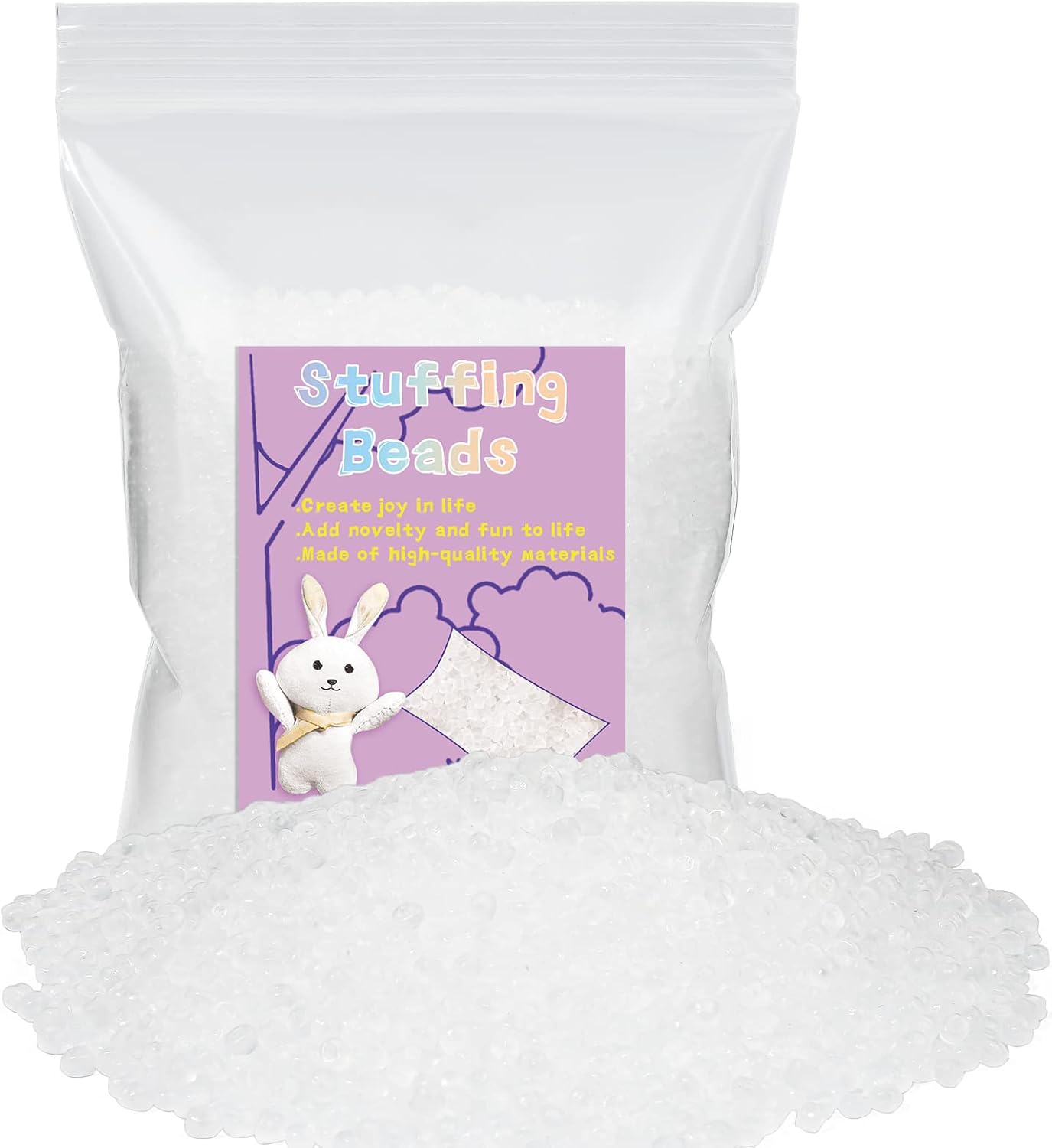 FTEVEN 200g / 7.05oz Toy Stuffing Beads, Premium Plastic