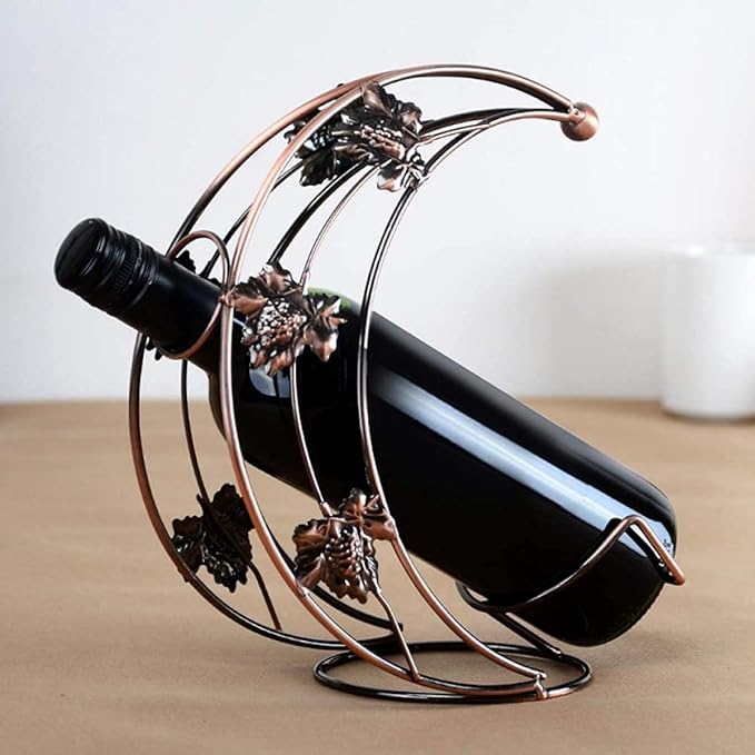 Soporte para Botellas de Vino Estante de Exhibición YRHH Bronce miniatura 4