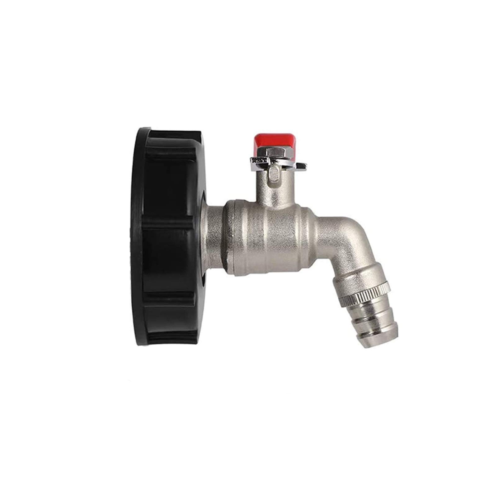 Narzędzia systemowe do montażu ogrodnictwa IBC Wody Zbiornik Adapter S60x6 Kran 3/4 "Zawór zastępczy 60mm Gwint gruboziarnisty do 15 mm Ogród Złącze Wody Drain Adapter Montaż (Color : 3I4 inch)