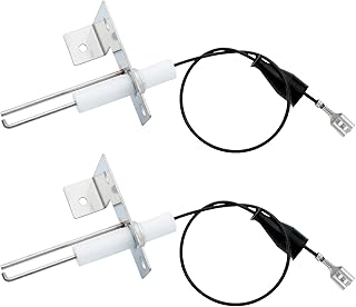 2-Prong Water Heater Electrode 93868 Fit for Atwood RV Water Heater RV Spark and Sensor Electrode Replacement Water Heater Igniter Repair Part Fit for RV Emergency Camper GCH6-4E, GCH6-6E 2 Pcs