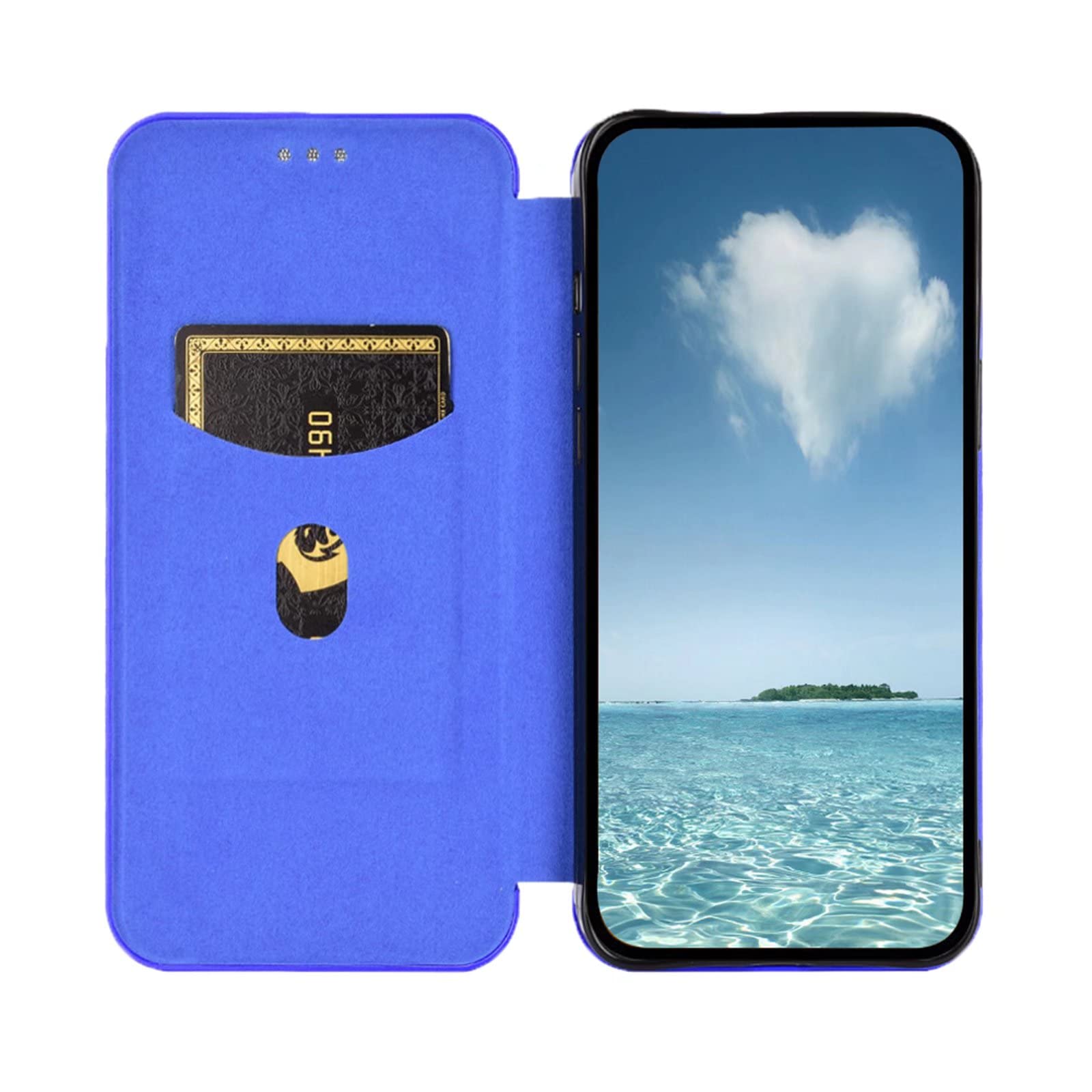 Custodia Portafoglio Magnetica Per HTC Desire 21 Pro 5G – Flip Cover Con Slot Carte E Supporto – Colore Nero - 2