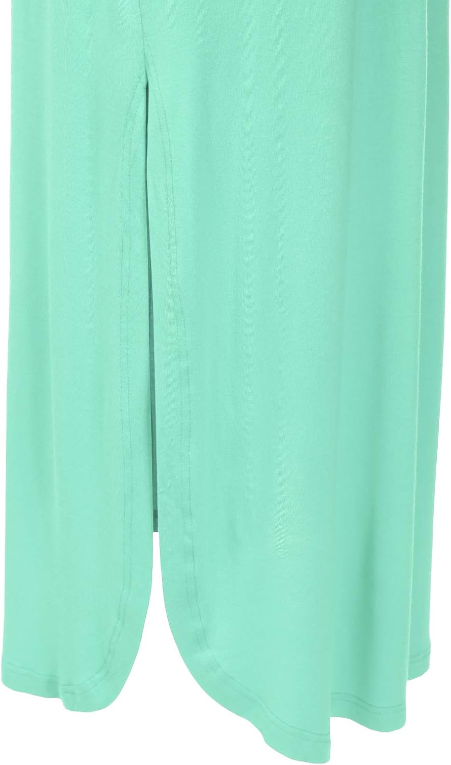 danibe Women's Casual Loose Fit Long Cami Maxi Dress with Pockets (XS-XXL) X-Small Dbd004_aqua