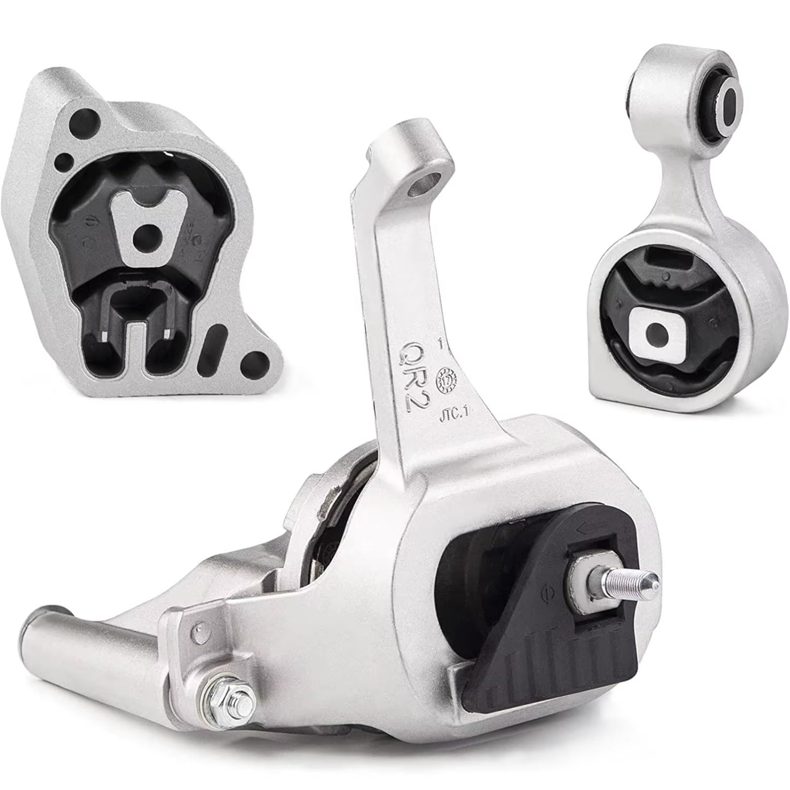 Kangboz One Color Car Engine Mounting Compatible With Nissan For Altima 2.5L 2007-2017 3Pcs Car Engine Motor Transmission Mount Bracket Support Holder 11350-Ja00a