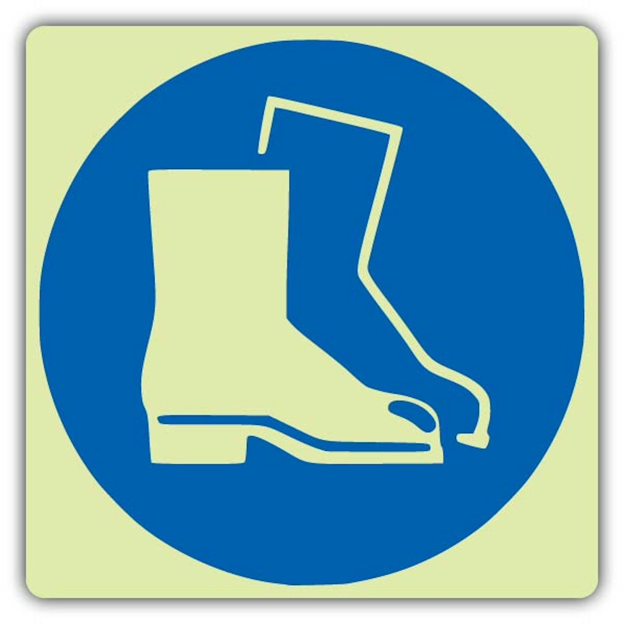 V Safety Panneau de protection des pieds doit être porté 450 x 450 mm