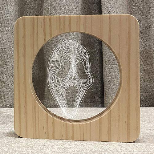 Lampe de table créative Grim Reaper 3D pour chasser l'obscurité avec style - 3