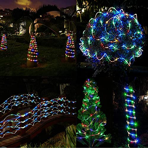 Tira LED Solar Exterior 16.4ft 280 LEDs Multicolor miniatura 5