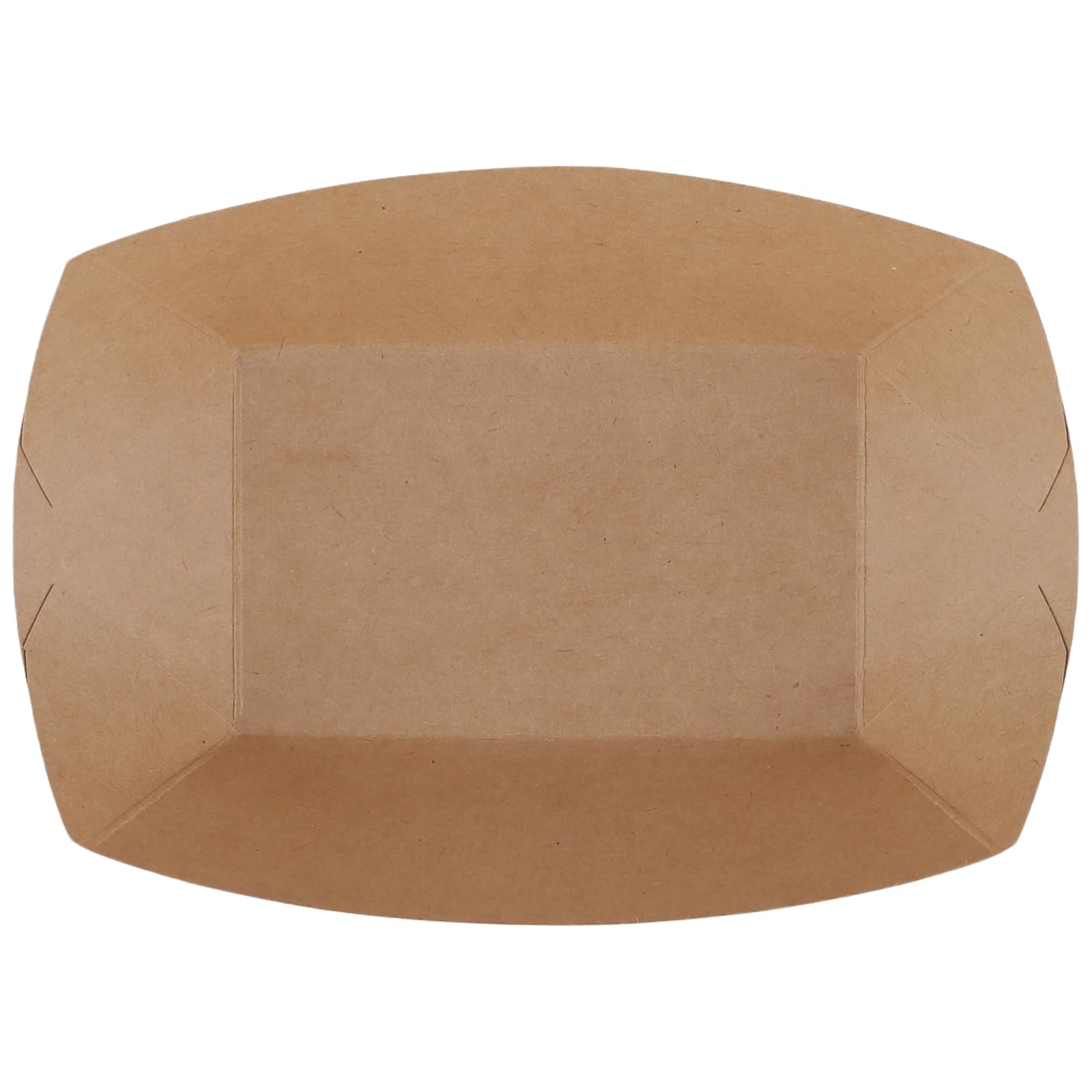 Ciotole in cartone Kraft 165 x 120 x 25 mm per patatine fritte snack finger food piatti rettangolari
