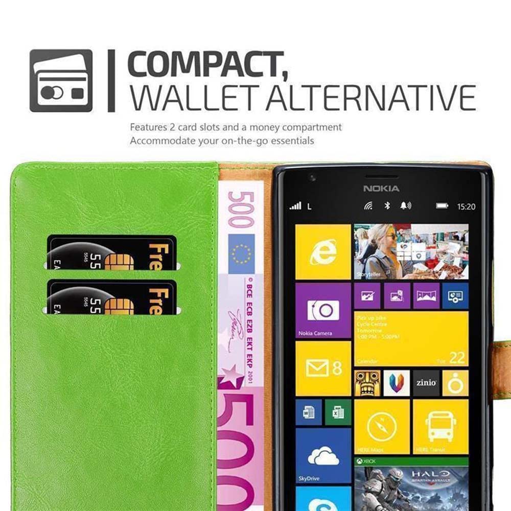 Cadorabo Custodia Libro per Nokia Lumia 540 in VIOLETTA AMETISTA - con Vani di Carte, Funzione Stand e Chiusura Magnetica - Portafoglio Cover Case Wallet Book Etui Protezione
