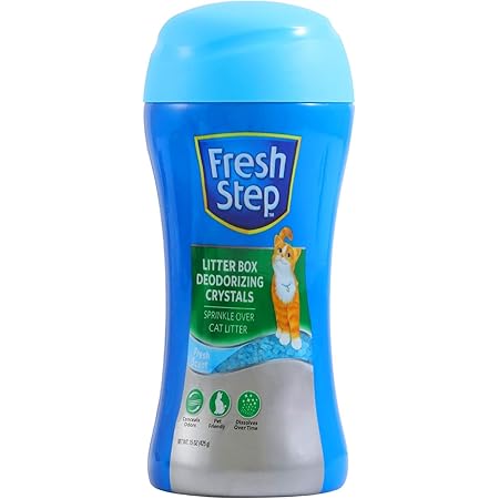 Fresh Step Cat Litter Crystals - Cat Litter Box Deodorizer Product for All Cats - Combats Cat Odors and Neutralizes Smells - Multiple Scents and Size Packs - Cat Box Deodorizer, Litter Deodorizer
