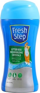 Fresh Step Cat Litter Crystals In Fresh Scent | Cat Litter Box Deodorizer | Combats Cat Odors and Neutralizes Smells to Keep Your Home Clean, 15 Ounces