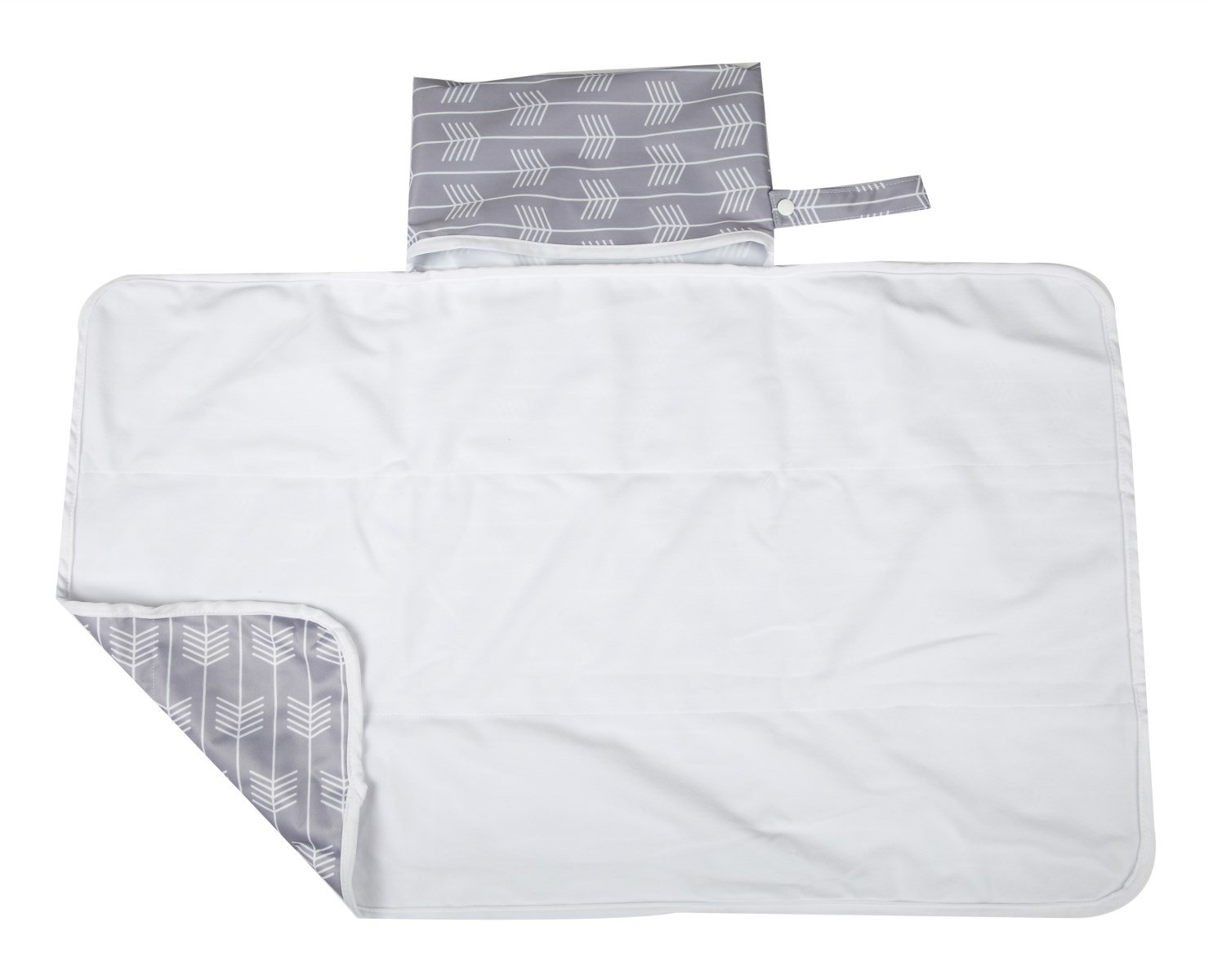 Sigzagor Baby Diaper Changing Mat Pad Portable Foldable Washable Compact Travel Nappy Waterproof Play Mat 30inx18.5in (Arrow)