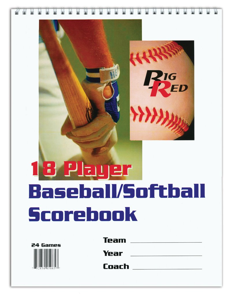 Big Red Scorebook 18 Player - Baseball/Softball