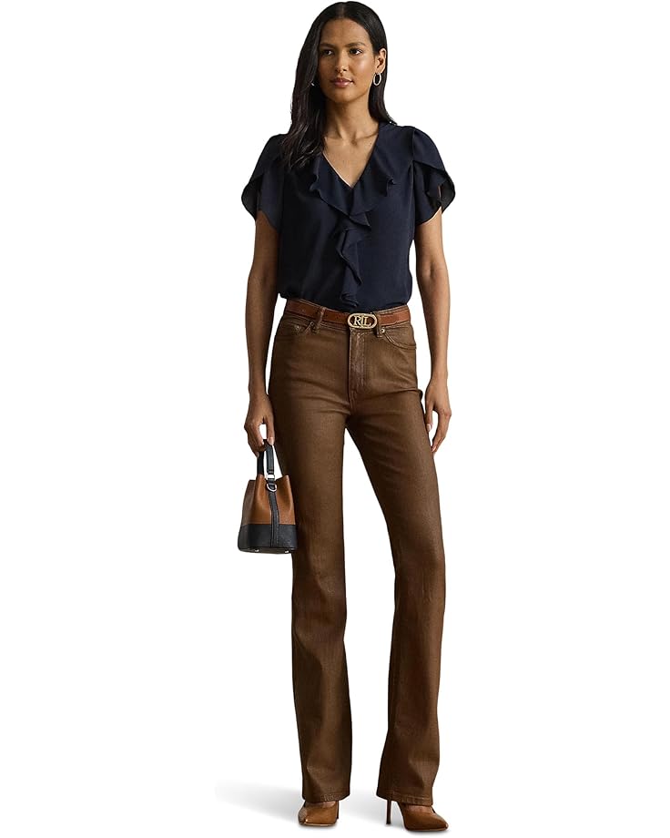 Lauren Ralph Lauren Ruffle-Trim Georgette Blouse - #4 of 4