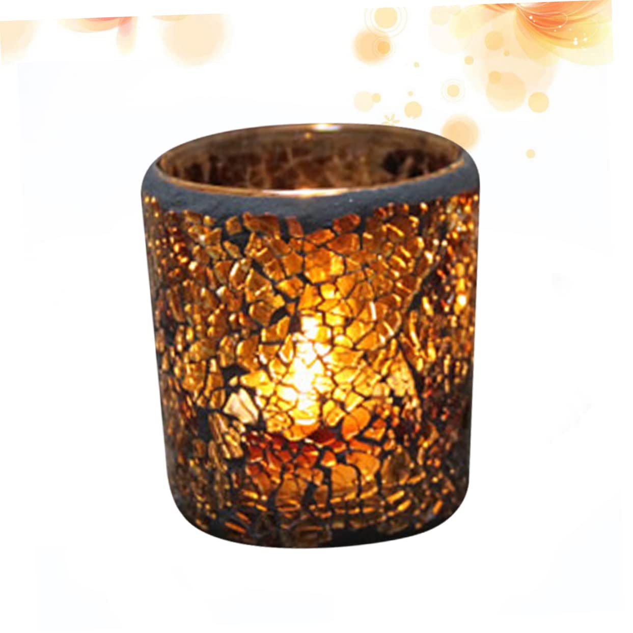 2 tarros de cristal de mosaico, centro de mesa, decoración marroquí para el hogar, portavelas de cristal, portavelas de té, portavelas de cristal, pequeño portavelas de té, vela de boda