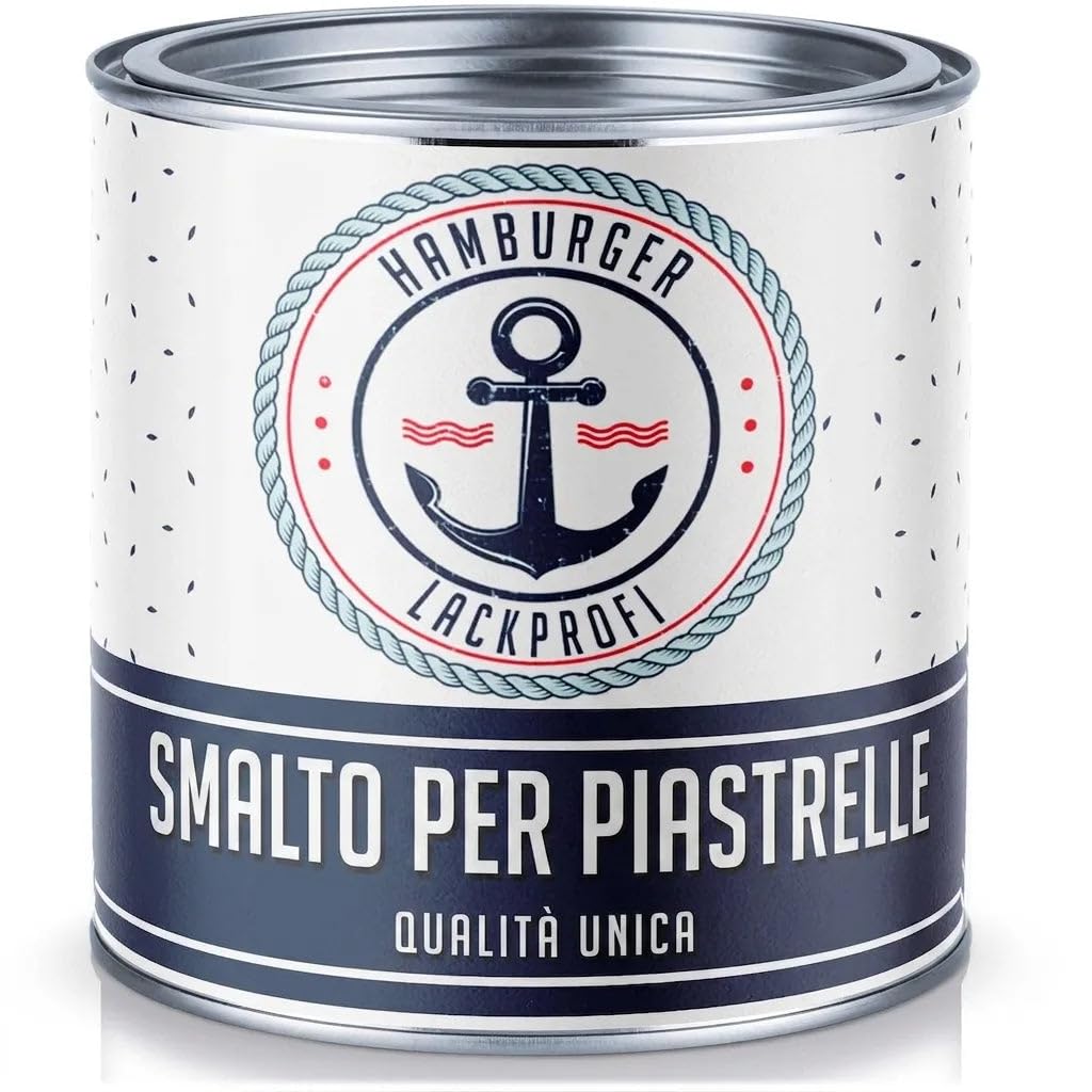 Vernice per piastrelle lucido rosa antico RAL 3014 Rosa Pittura per piastrelle (1 L) Hamburger Lack-Profi