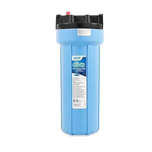 Camco EVO Premium Water Filter for RVs, White (40631)