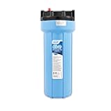 Camco Evo RV Water Filter - Features Granulated Activated Carbon for Bacteria Control & a Replaceable Premium Spun Polypropylene Filter Cartridge - Camper Essentials for Clean Drinking Water (40631)