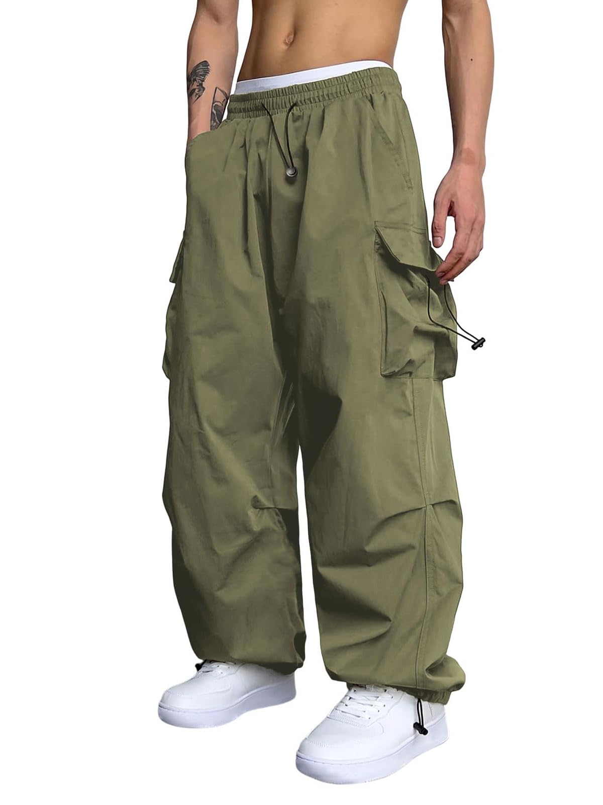 ZAFUL Men's Parachute Pants
