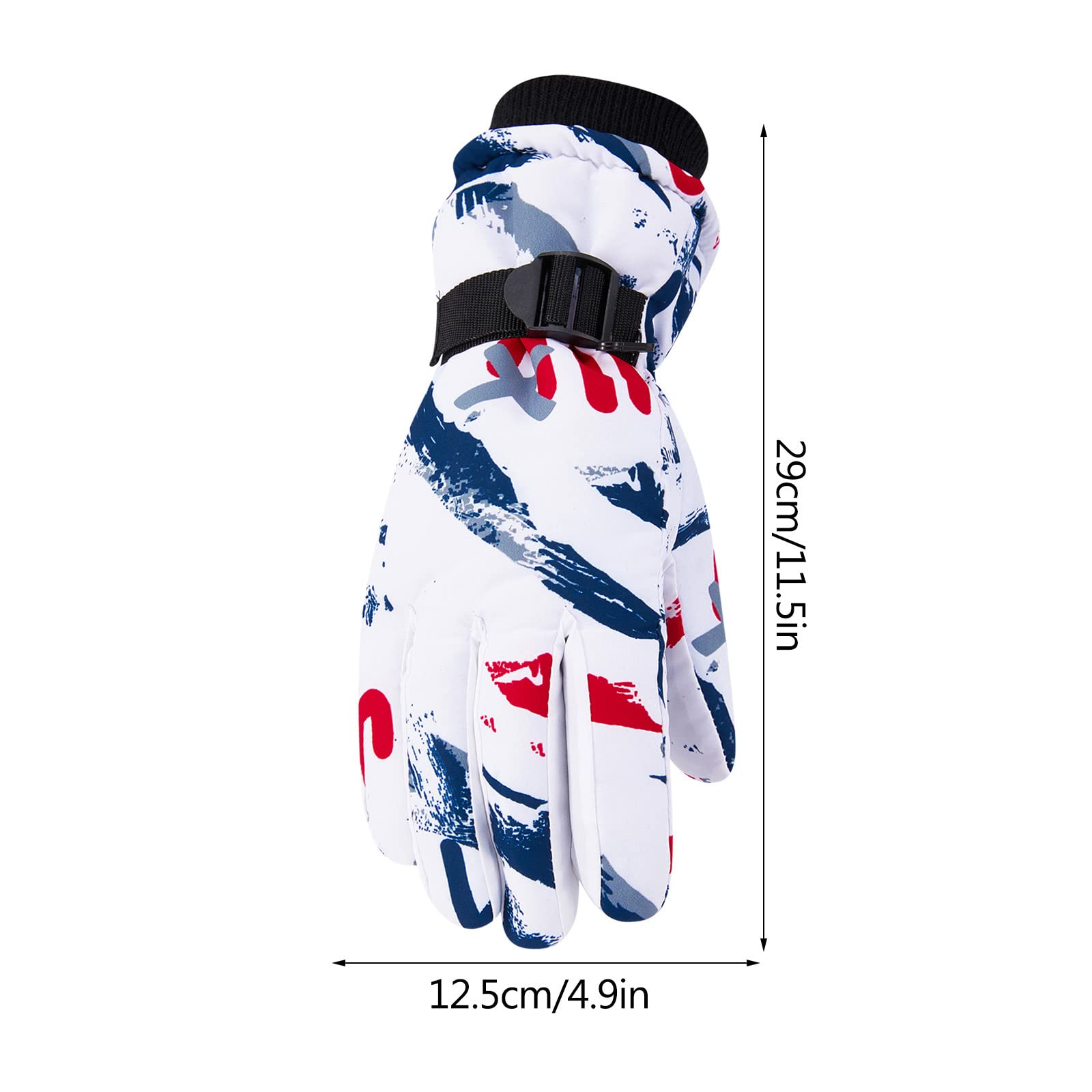 Guanti invernali da donna caldi per touch screen, in lana lavorata a maglia, foderati in pile per touchscreen, Carbone, One Size Fits Most