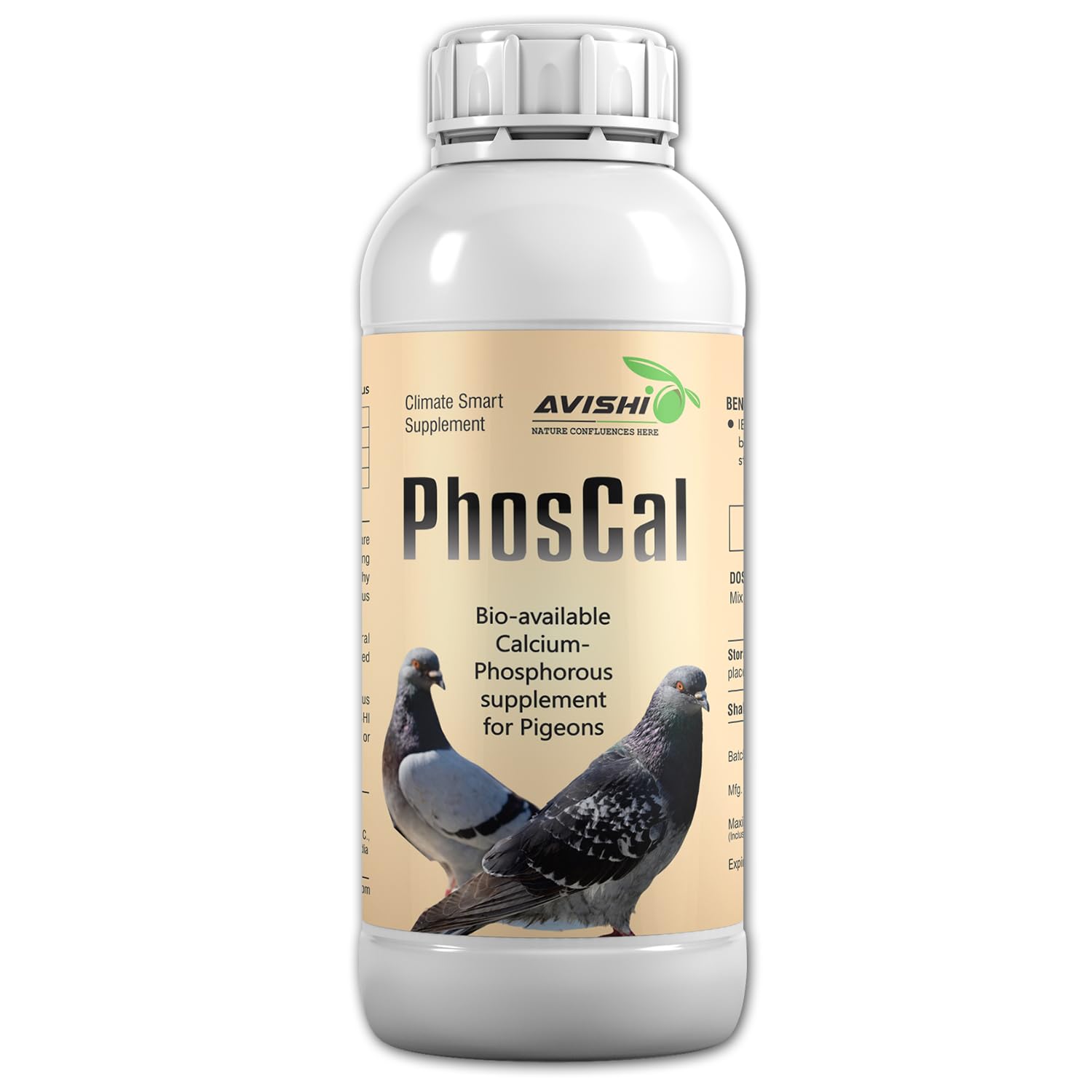 Avishi PhosCaL Calcium-Phosphorous Supplement for Pigeons (500 ML), for Healthy & Strong Bones & Feathers (Bio-Available Dietary Supplements) (B0CHJFGBLW) Amazon Price History, Amazon Price Tracker