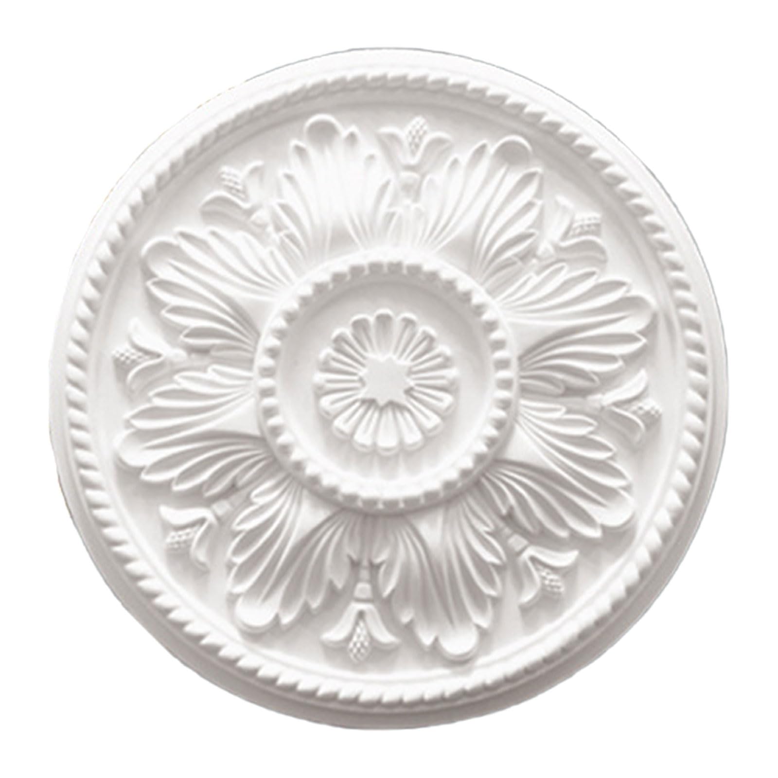 Foelanne White G Pu Ceiling Light Medallion White Multiple Sizes(,46Cm)