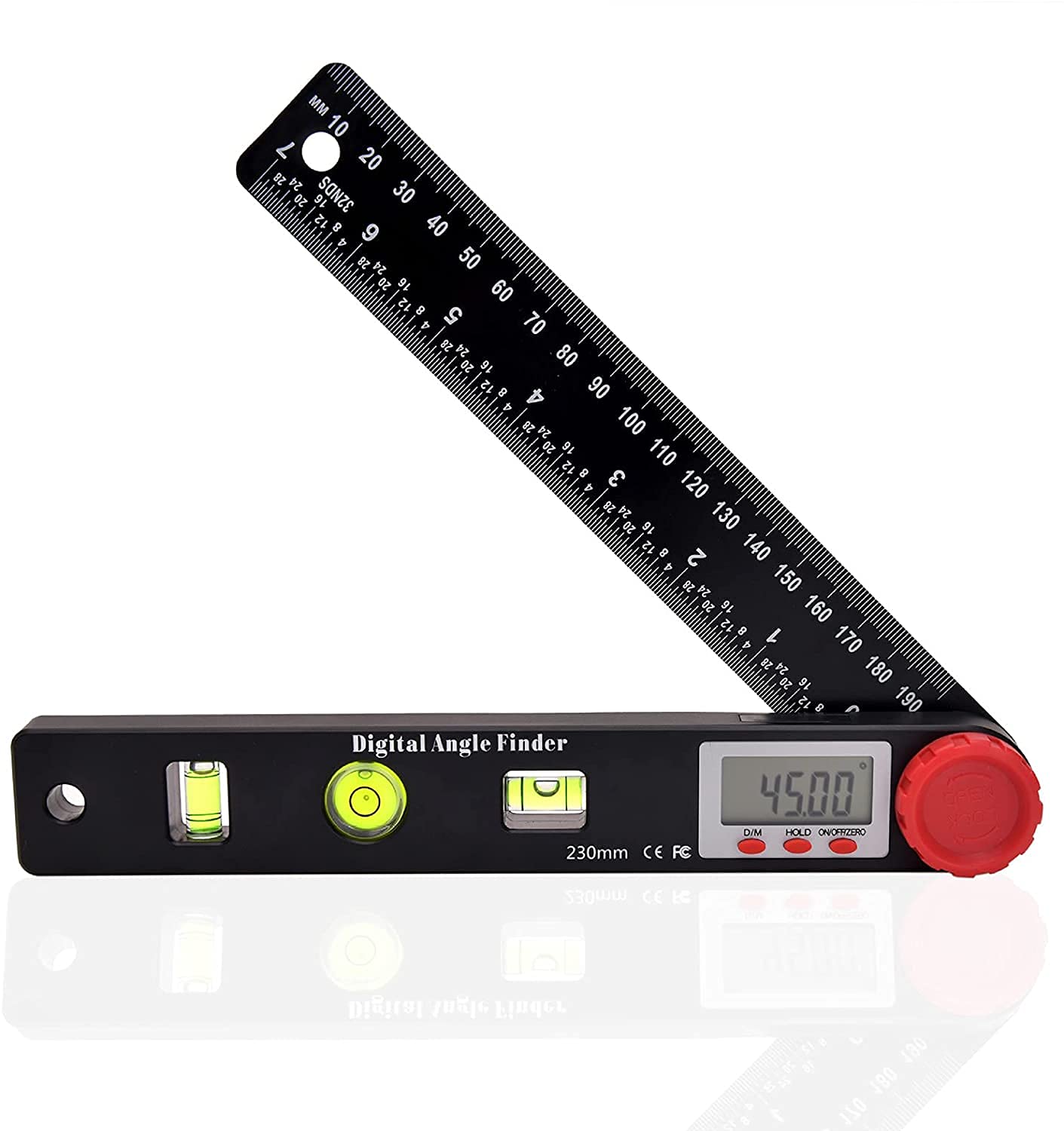 Buy Digital Angle Finder Tool,4 in 1 Protractor Ruler & Digital Level
