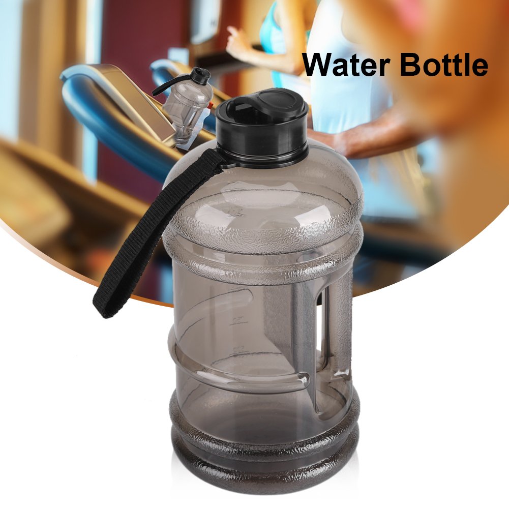 Borraccia Sportiva Fdit Da 2.2 Litri In PETG Alimentare – Ideale Per Palestra, Campeggio E Trekking (Nera) - 2