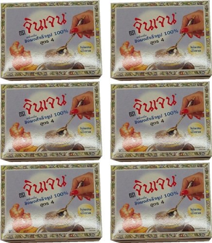6 x Instant Ingwer Tee 100% - ohne Zucker - (6 x 70g)