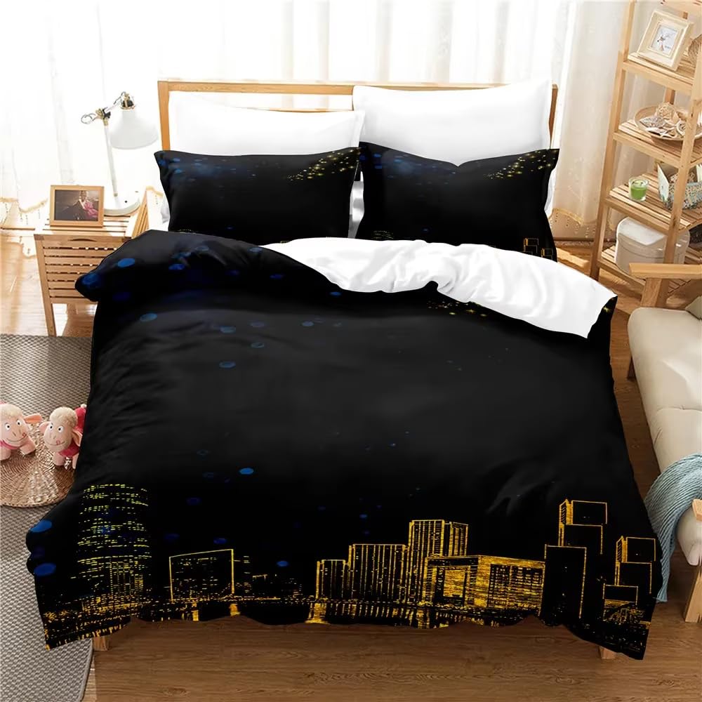Parure de lit ciel étoilé chaud pour lit King Size 240 x 260 cm