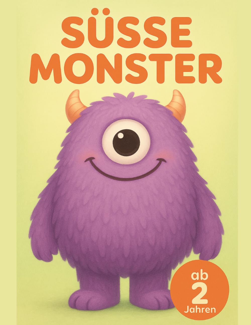 SÜSSE MONSTER: Mein erstes Monster Malbuch ab 2 Jahren: 40 einfache Motive, extra dicke Linien, Malspaß für Kleinkinder & Kindergarten (Mein allererstes Malbuch (Ab 2 Jahren))