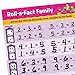 Really Good Stuff Math Mats Dice Games - 12 Mats