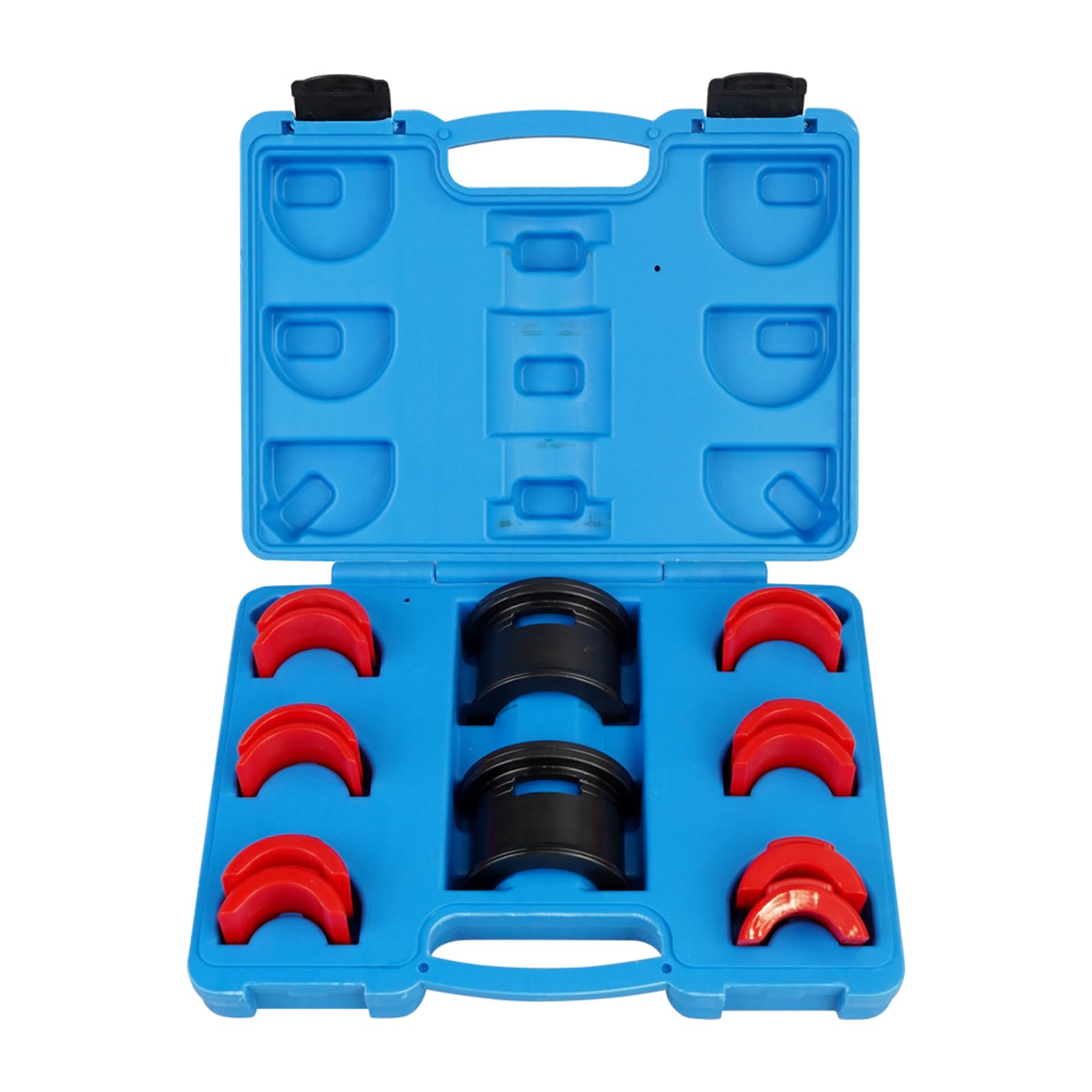 Zestaw Narzędzi do Sterownika Uszczelki Motocyklowej, 14pcs 35-50 Mm Widelec Instalator Instalatora Adaptera do Roweru Motocyklowego, Obudowa Magazynowa w Zestawie