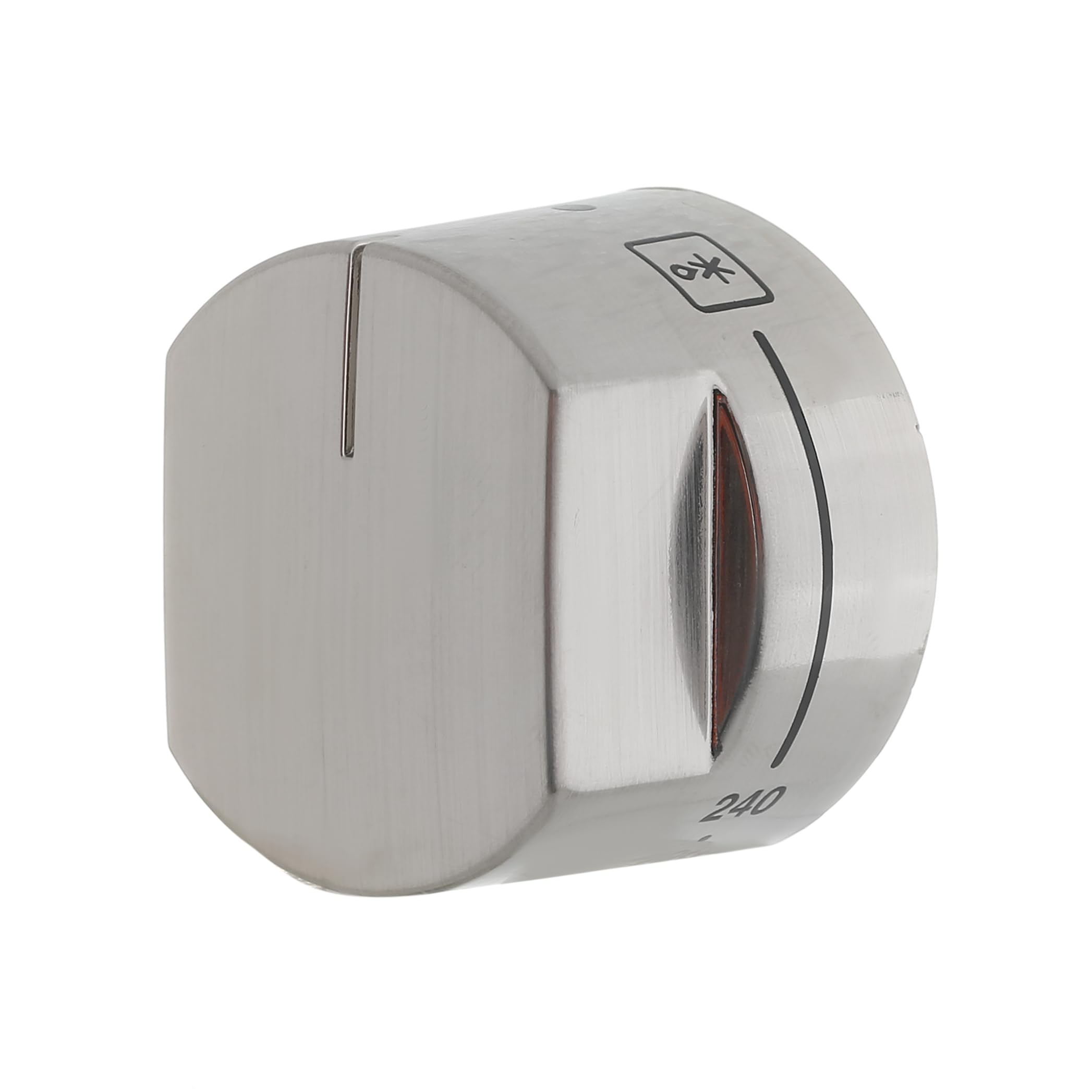 Masterpart Silver Cooker Oven Temperature Control Knob Rotary Switch Dial To Fit Belling, Sterling Cookers & Ovens