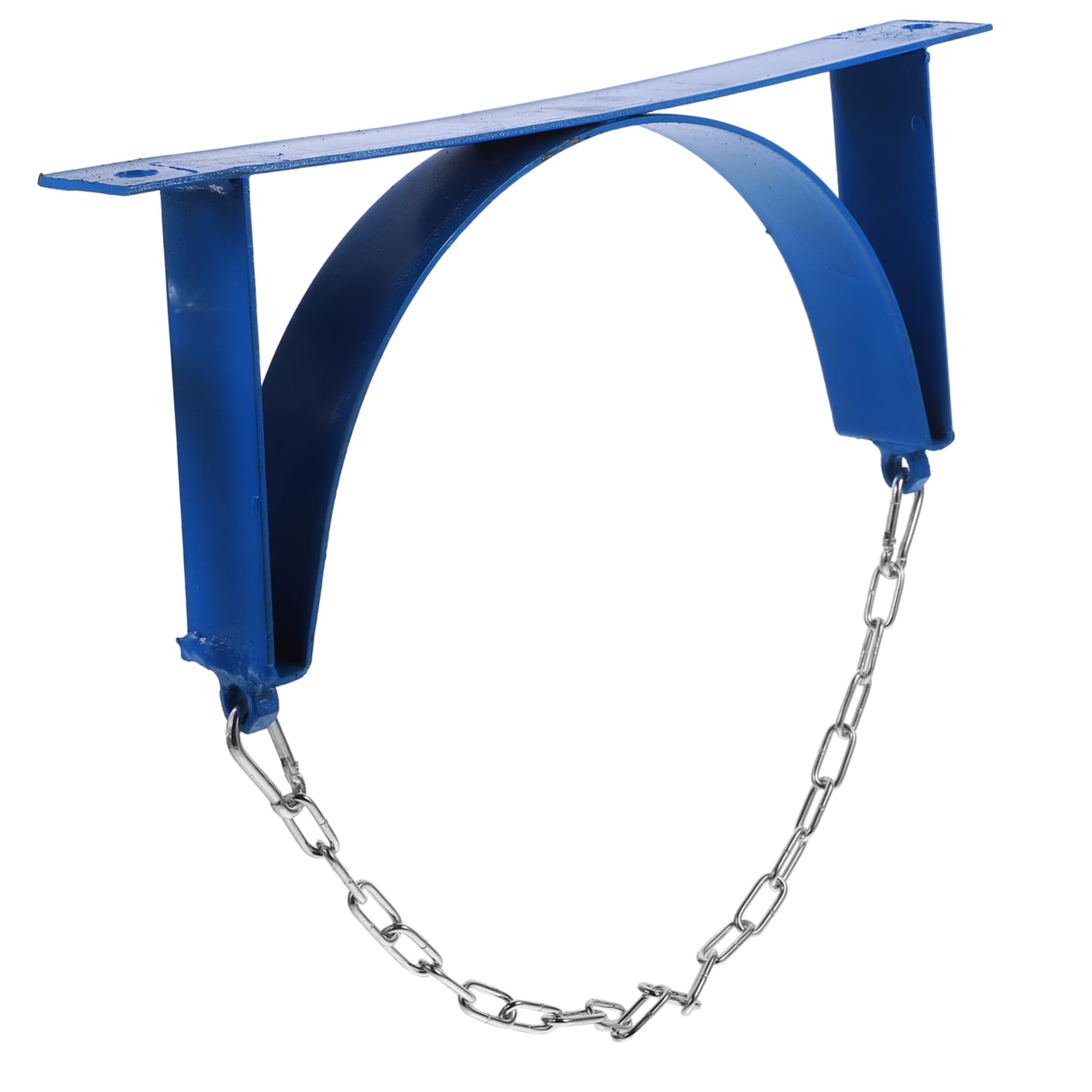 Anneome Gas Bottle Fixing Bracket Wall Mounted Propane Tank Holder Gas Cylinder Mount Wall Tank Mount Propane Tank Mount Gas Cylinder Bracket with Safety Straps Propane Tank Bracket Iron