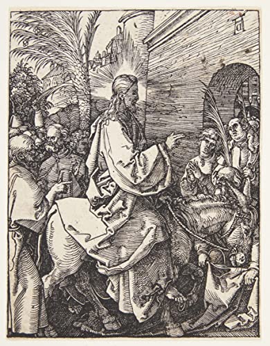 Affiche l'Entrée à Jérusalem d'Albrecht Dürer portrait d'art pour décoration murale de maison