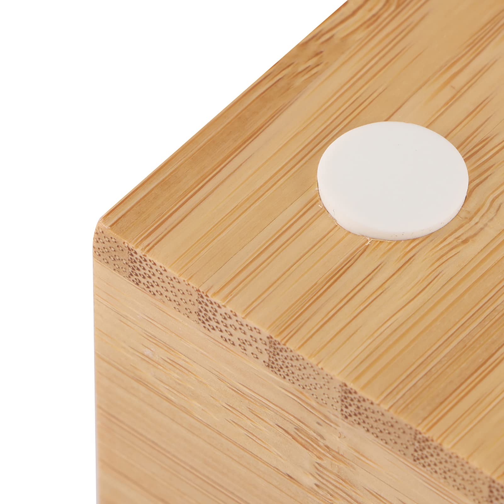 Stazione di Ricarica USB Multipla, Elegante Docking Station in Legno per Telefono e Tablet, Organizer da Scrivania in Bambù, Stazione di Ricarica per Uso Domestico e Ufficio